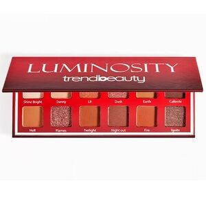 TrendBeauty Luminosity Eyeshadow Palette Gold Brown Warm Neutrals